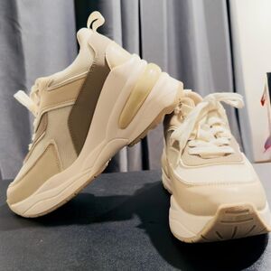 Call It Spring Cream and Tan Sneakers